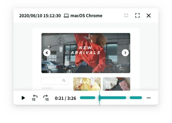 セグメント別の反応をワンクリックで可視化